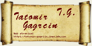 Tatomir Gagrčin vizit kartica